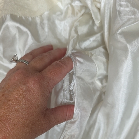 Forever 21 White Button Peacoat Timeless Winter Essential - Picture 4 of 4